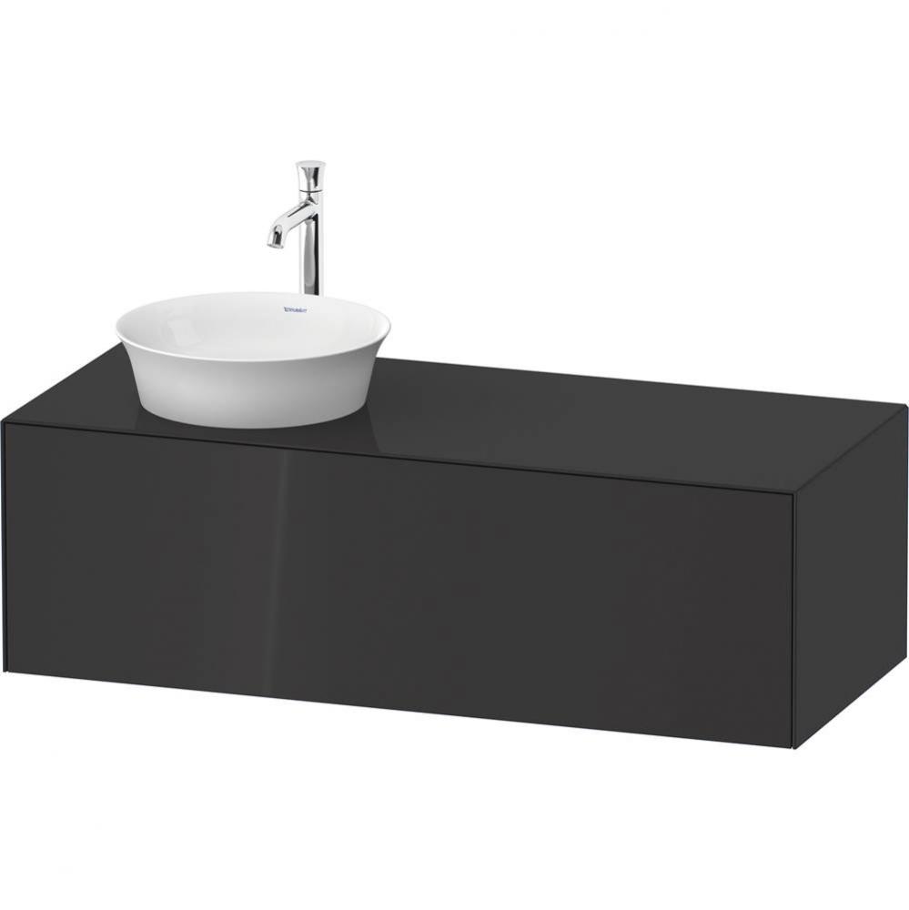 White Tulip Wall-Mounted Vanity Unit Graphite