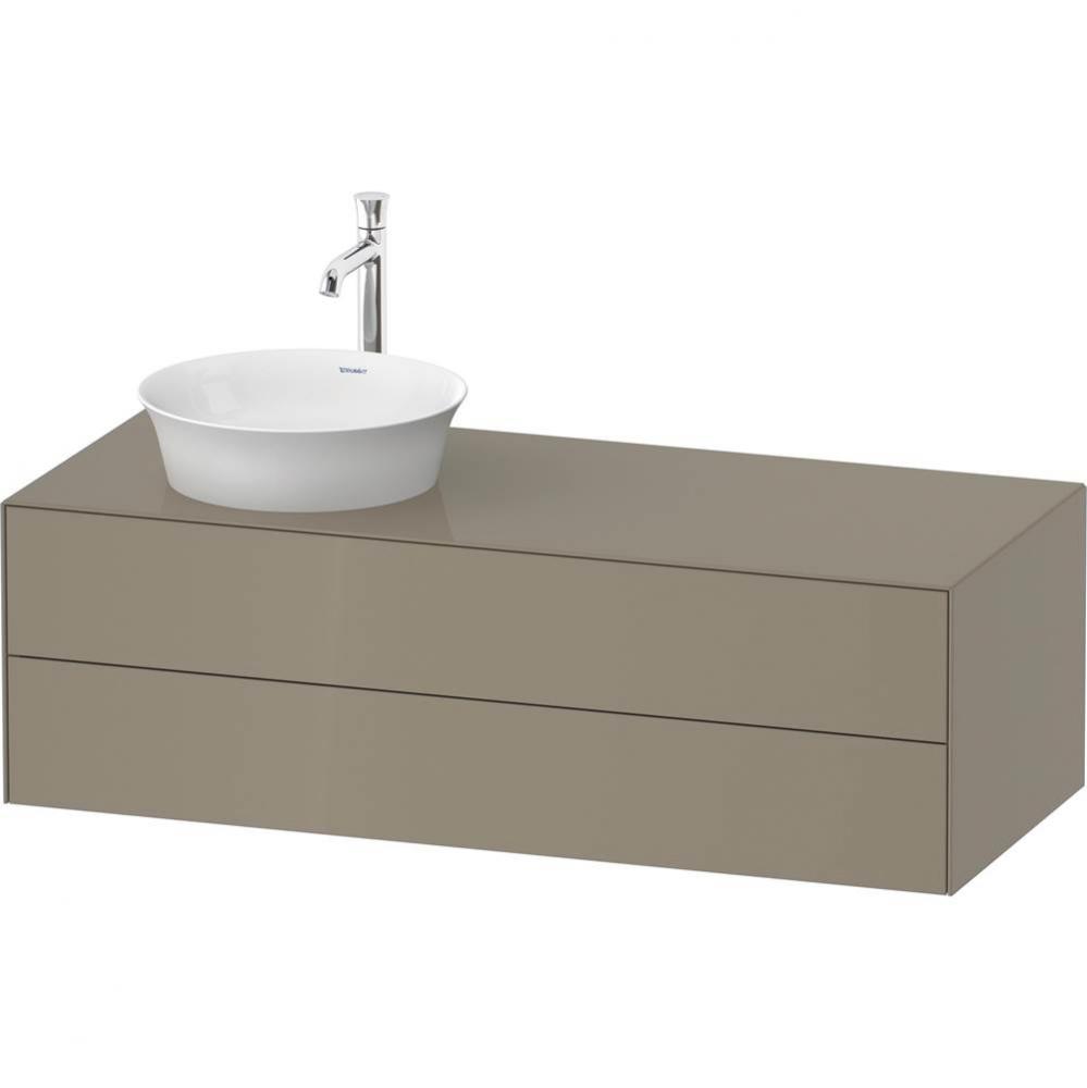 White Tulip Wall-Mounted Vanity Unit Stone Gray