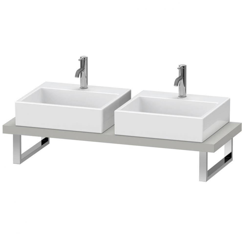 Duravit X-Large Console  Concrete Gray Matte