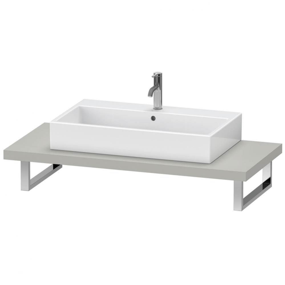 Duravit X-Large Console  Concrete Gray Matte