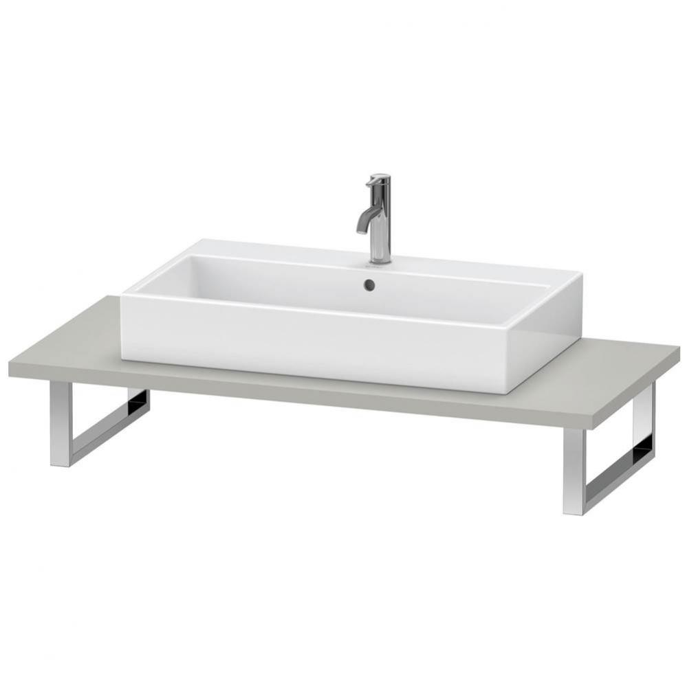 Duravit X-Large Console  Concrete Gray Matte