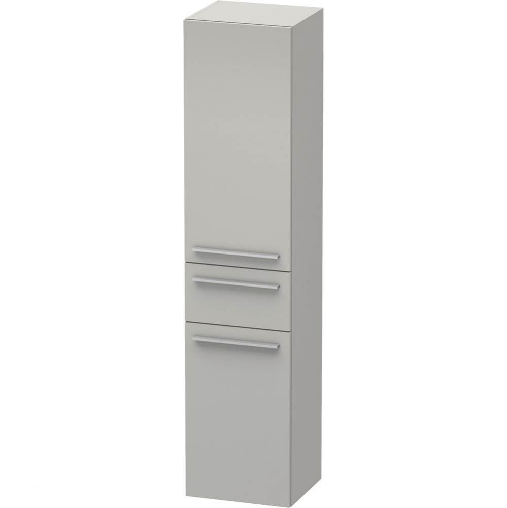 Duravit X-Large Tall Cabinet Concrete Gray