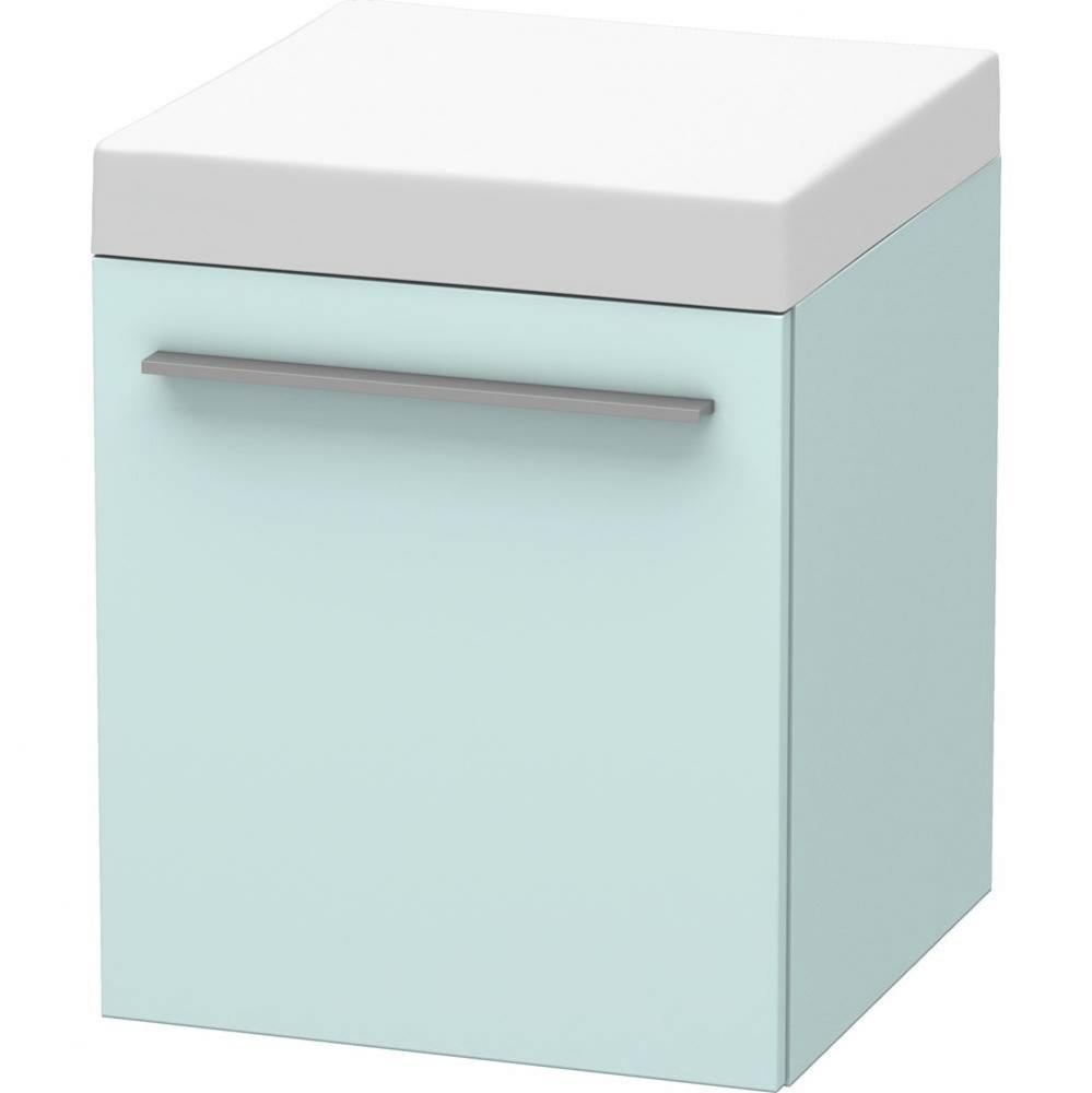 Duravit X-Large Mobile Storage Unit  Light Blue Matte