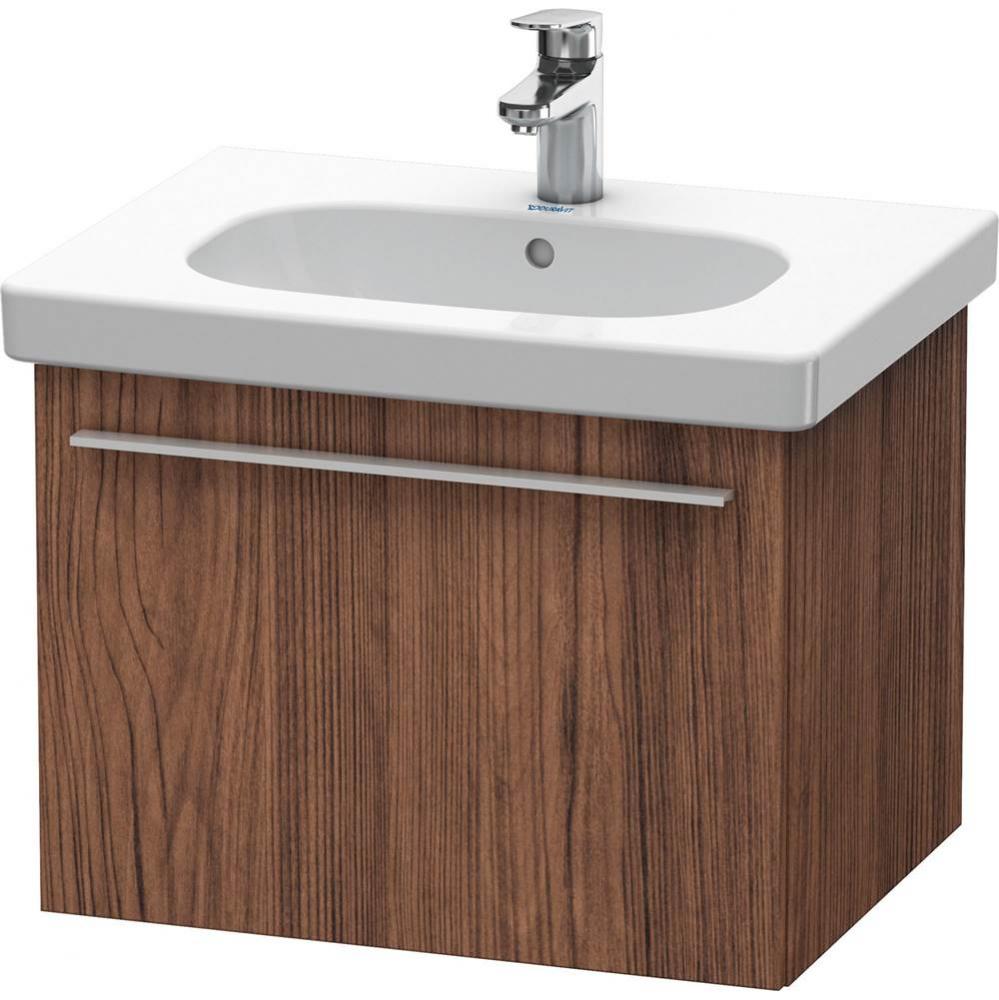 Duravit X-Large Wall-Mount Vanity Unit Walnut Dark