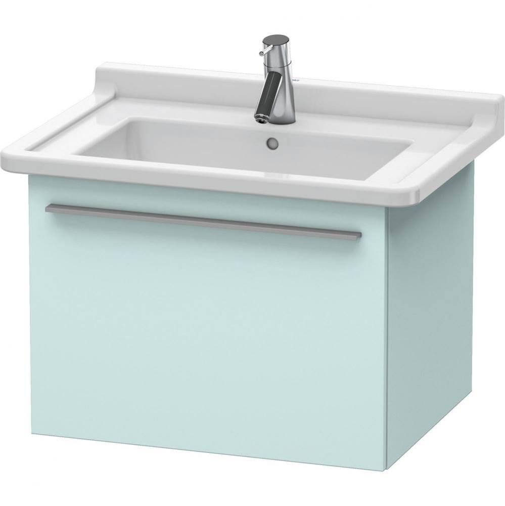 Duravit X-Large Vanity Unit Wall-Mounted  Light Blue Matte