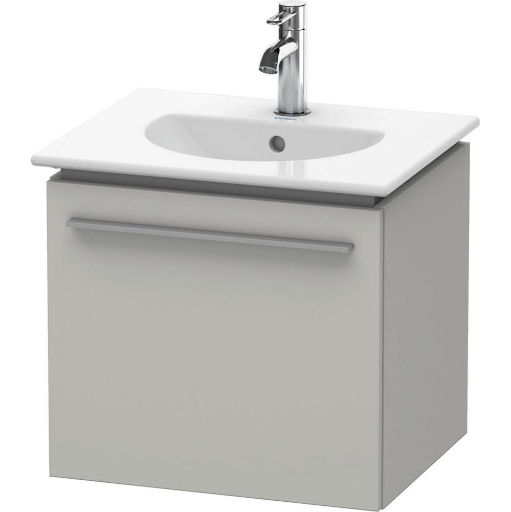 Duravit X-Large Vanity Unit Wall-Mounted  Concrete Gray Matte