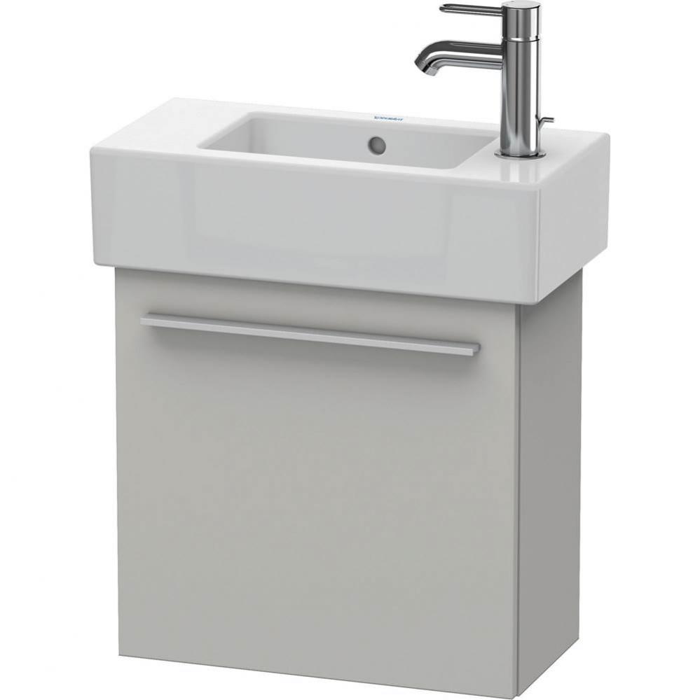 Duravit X-Large One Door Wall-Mount Vanity Unit Concrete Gray