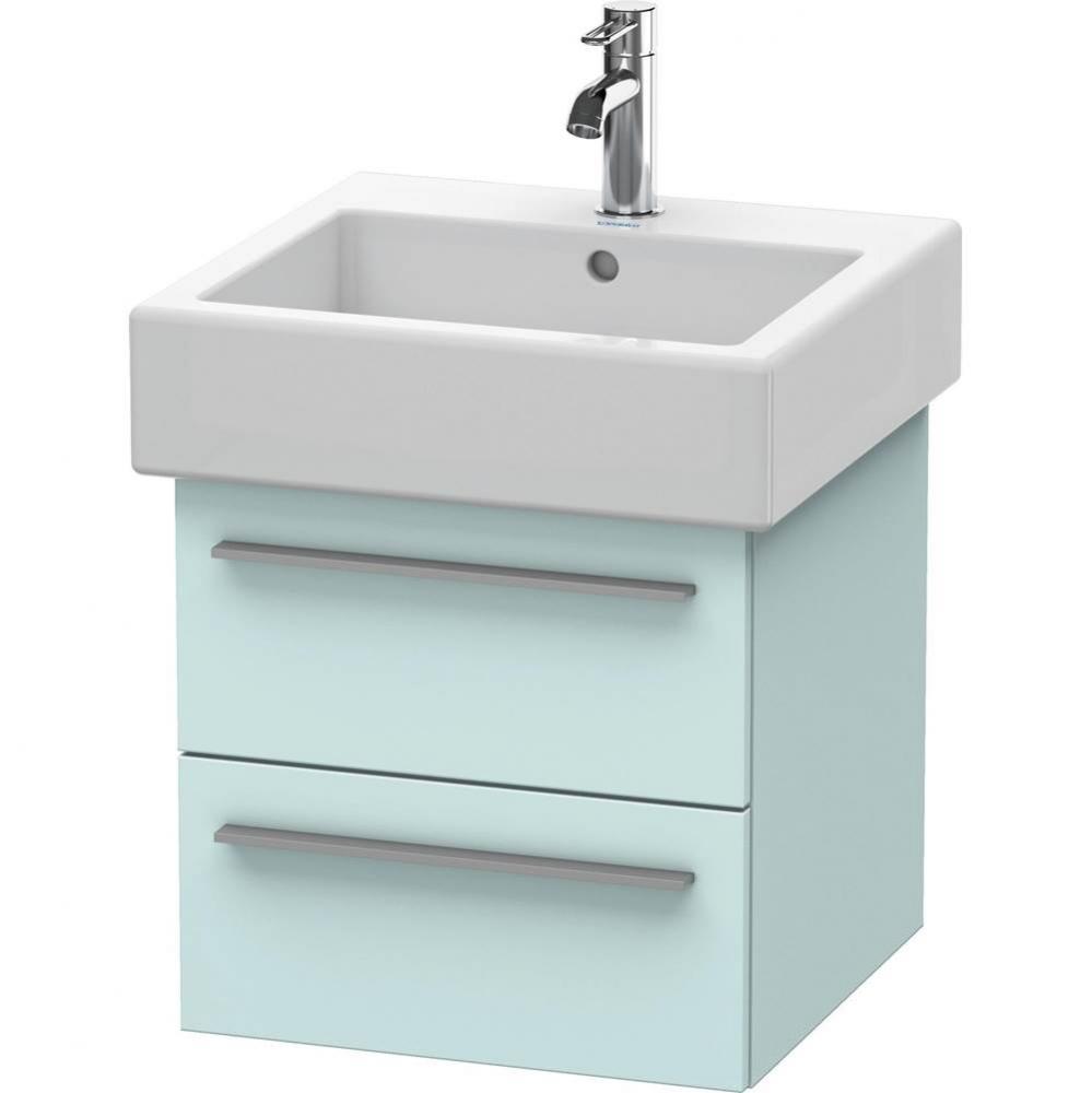 Duravit X-Large Vanity Unit Wall-Mounted  Light Blue Matte