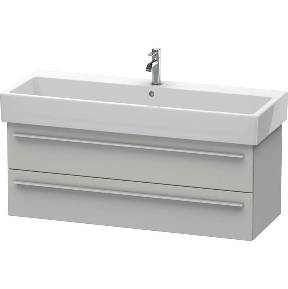 Duravit X-Large Wall-Mount Vanity Unit Concrete Gray