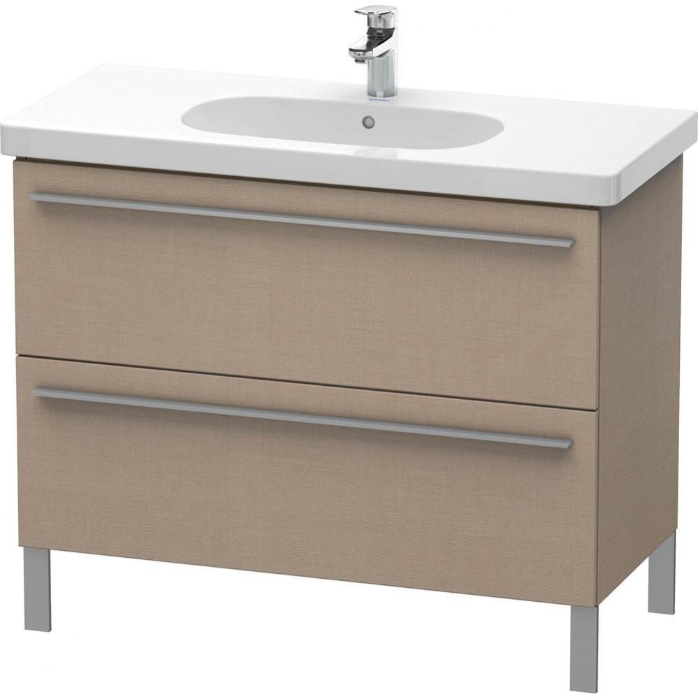 Duravit X-Large Two Drawer Floorstanding Vanity Unit Linen