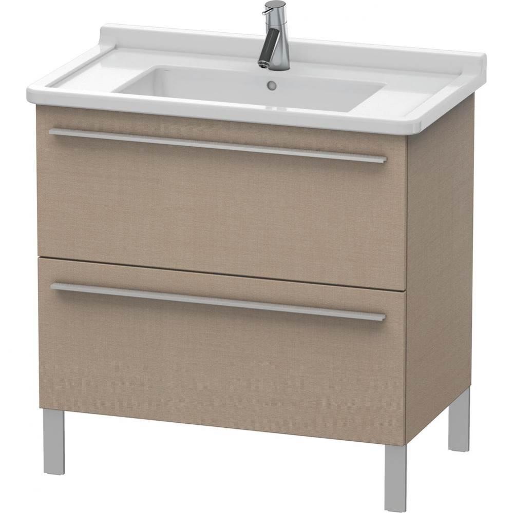 Duravit X-Large Two Drawer Floorstanding Vanity Unit Linen