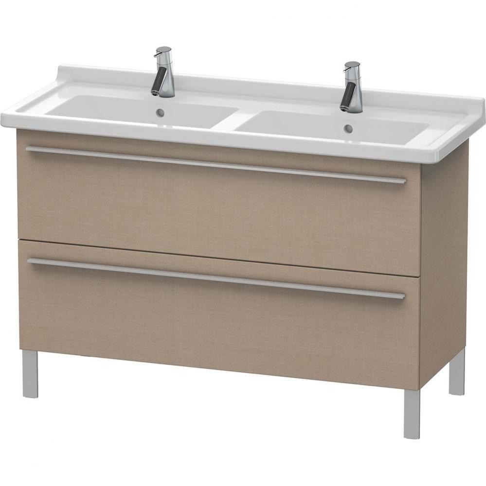 Duravit X-Large Two Drawer Floorstanding Vanity Unit Linen