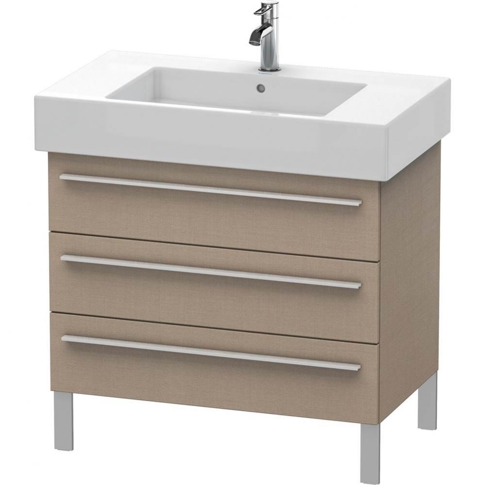 Duravit X-Large Three Drawer Floorstanding Vanity Unit Linen