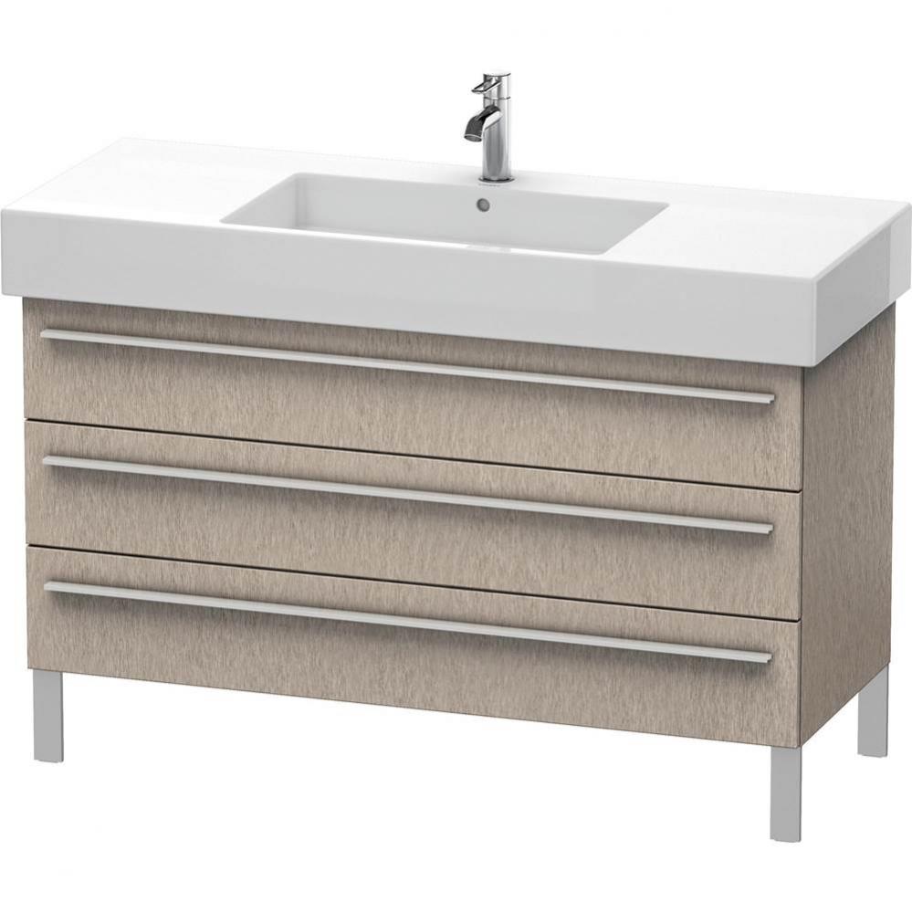 Duravit X-Large Three Drawer Floorstanding Vanity Unit Cashmere Oak