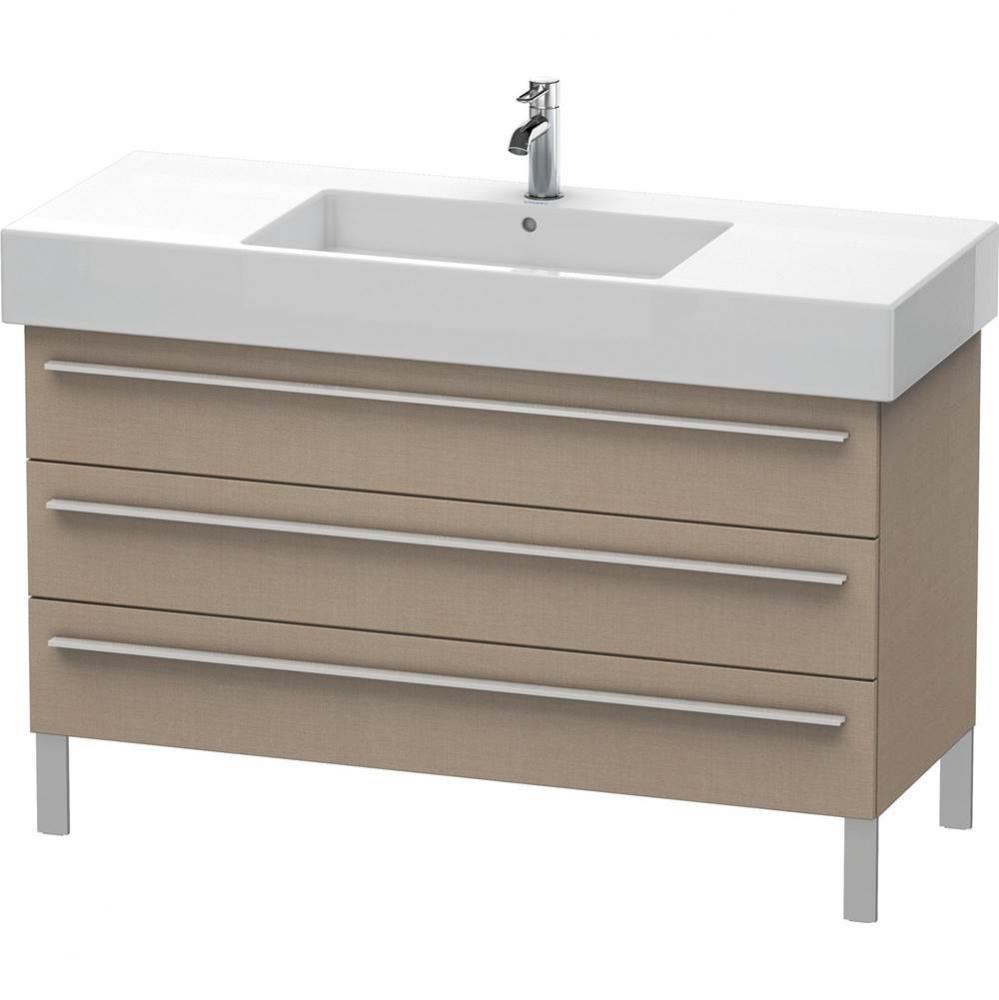 Duravit X-Large Three Drawer Floorstanding Vanity Unit Linen