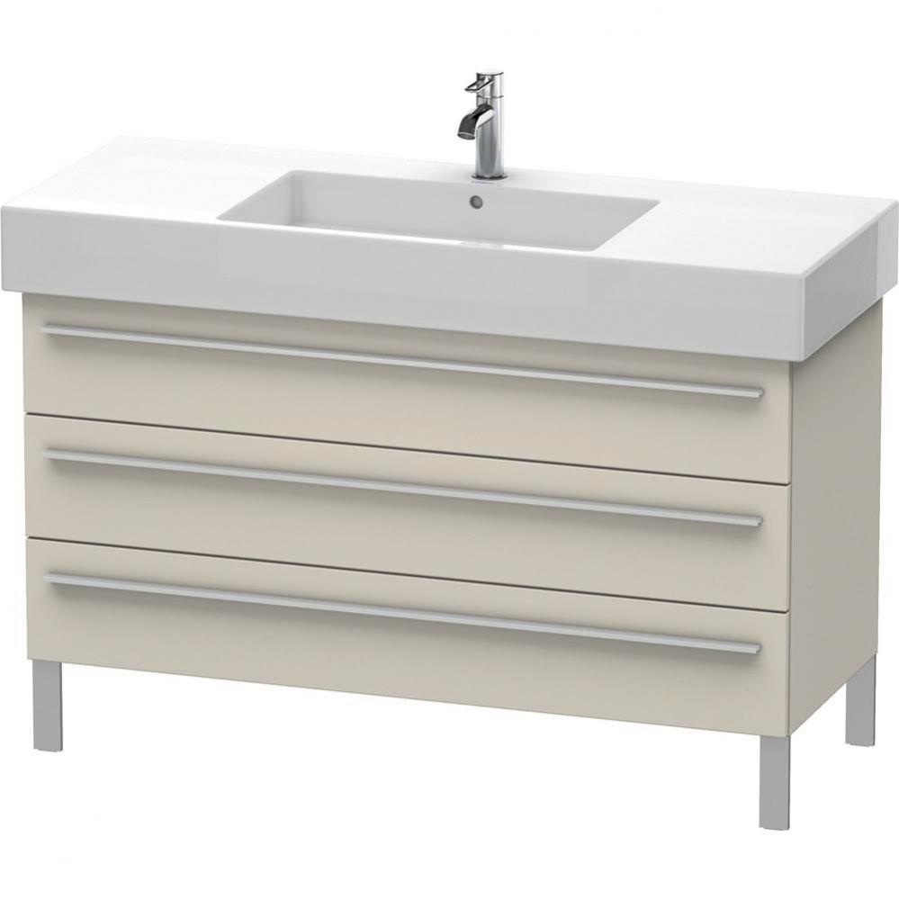 Duravit X-Large Three Drawer Floorstanding Vanity Unit Taupe