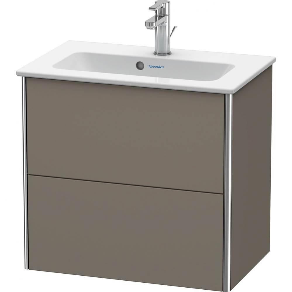 Duravit XSquare Vanity Unit Wall-Mounted  Flannel Gray Satin Matte