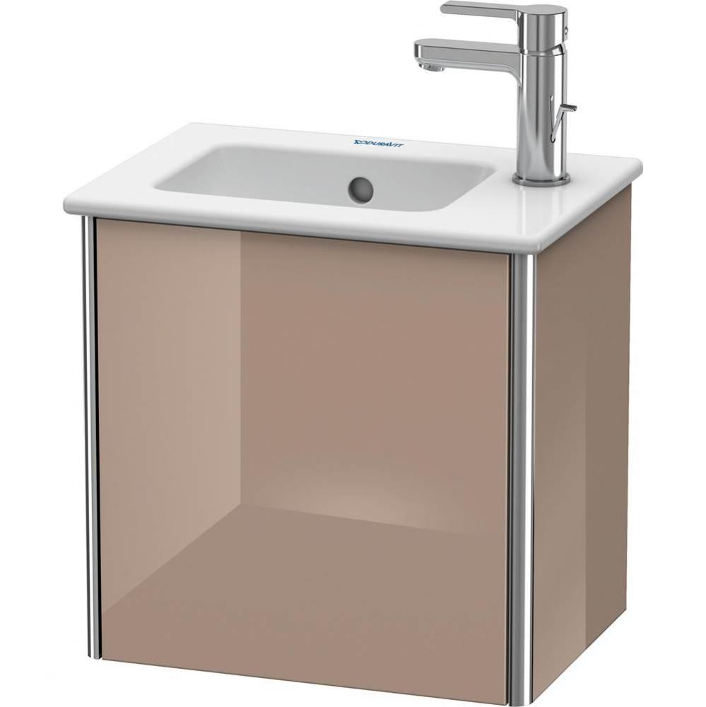 Duravit XSquare One Door Wall-Mount Vanity Unit Cappuccino