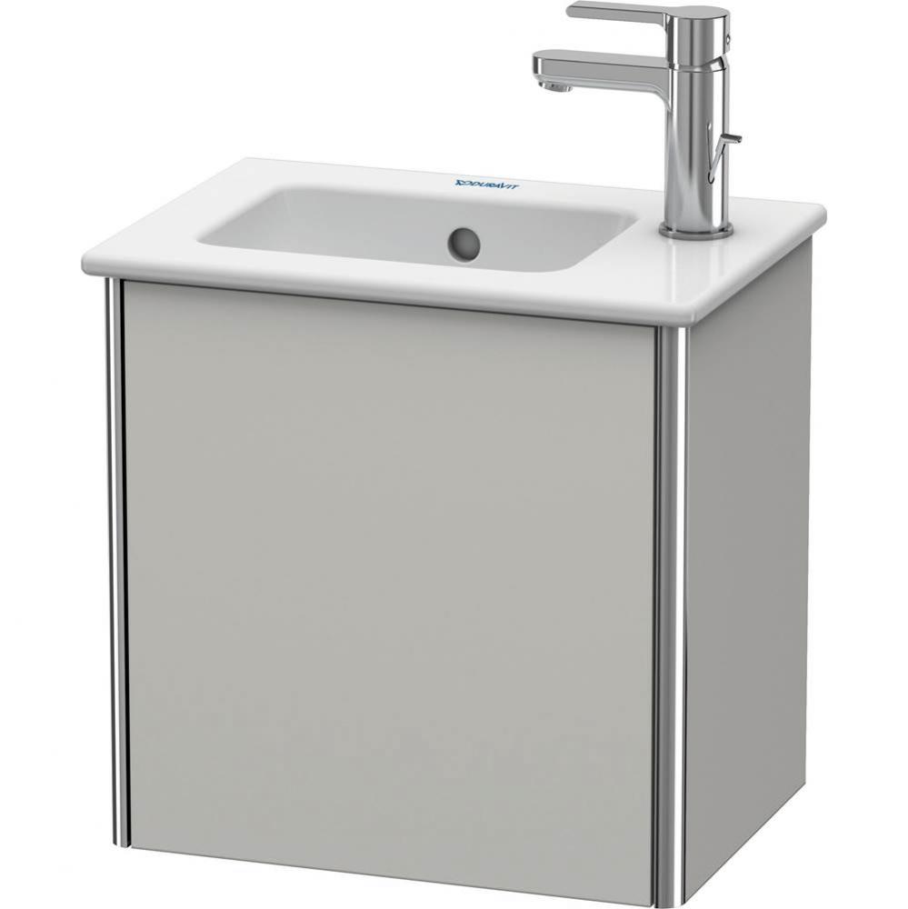 Duravit XSquare One Door Wall-Mount Vanity Unit Concrete Gray