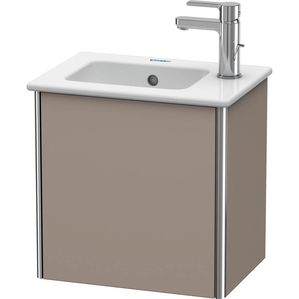 Duravit XSquare One Door Wall-Mount Vanity Unit Basalt