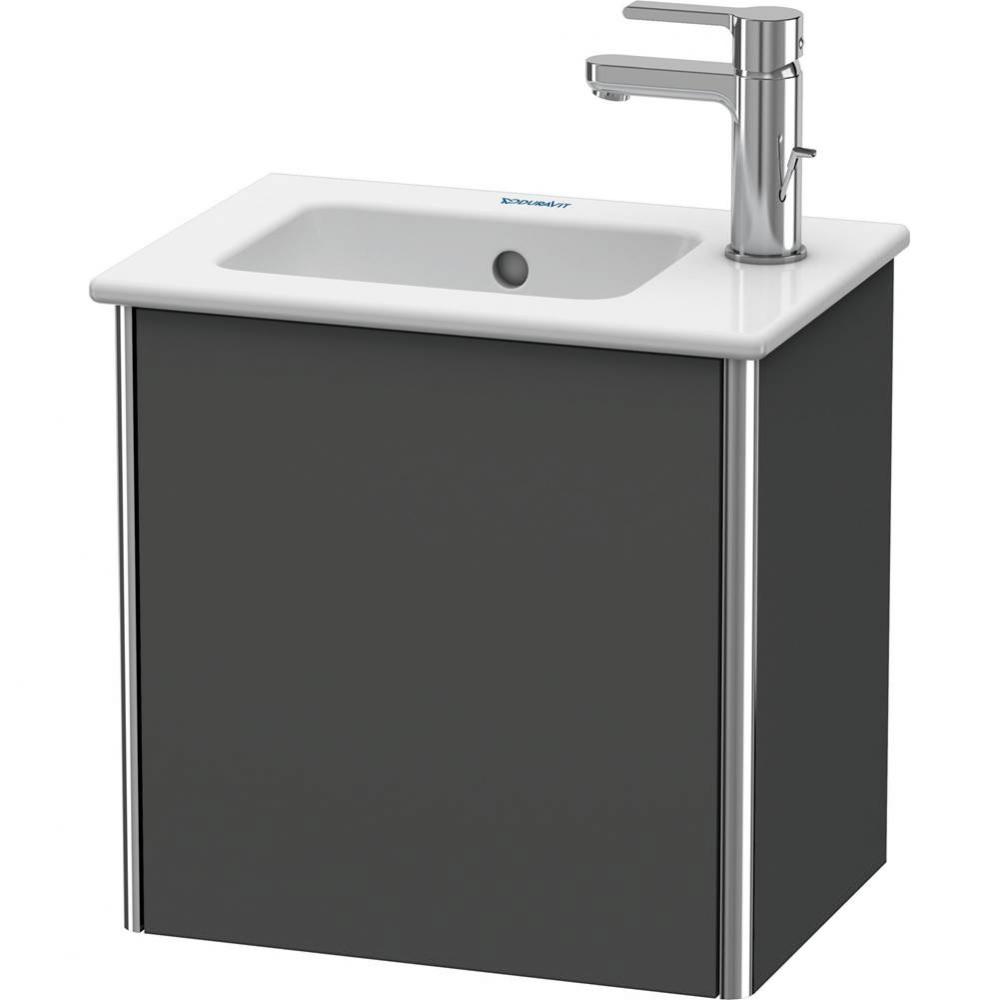 Duravit XSquare One Door Wall-Mount Vanity Unit Graphite