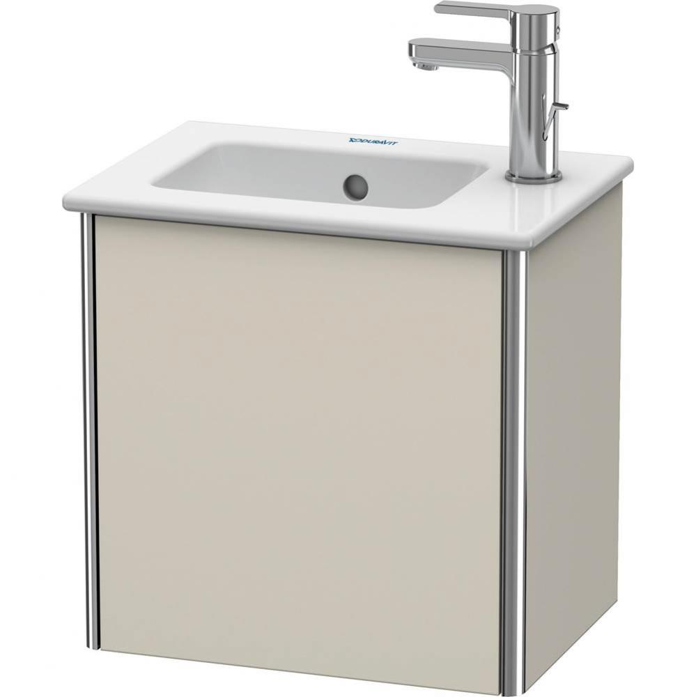 Duravit XSquare One Door Wall-Mount Vanity Unit Taupe