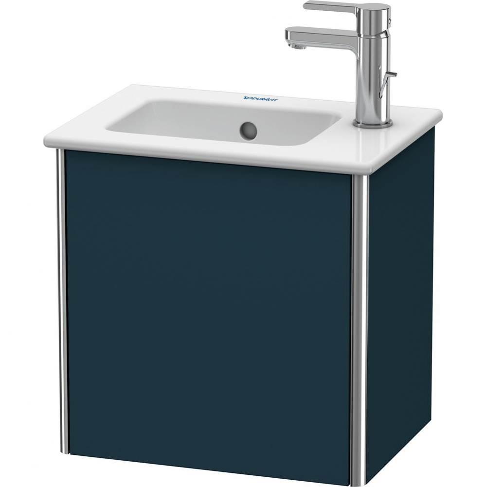 Duravit XSquare One Door Wall-Mount Vanity Unit Midnight Blue