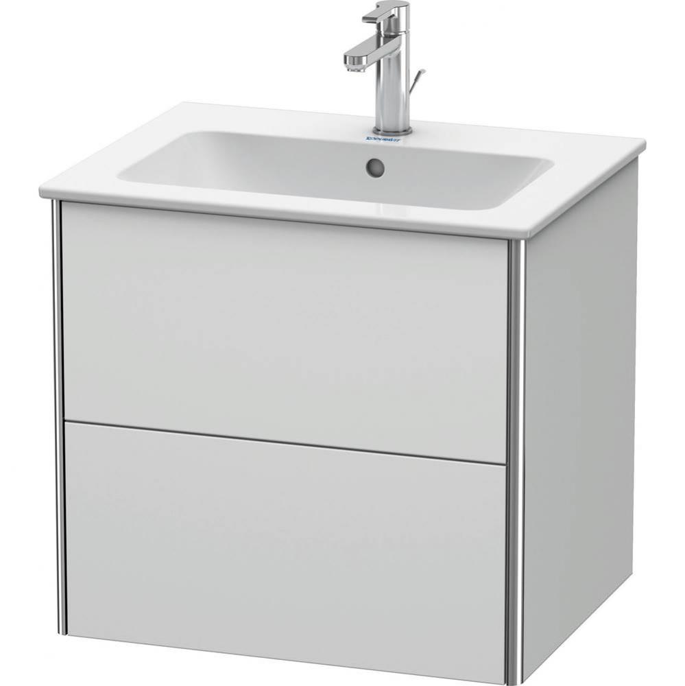 Duravit XSquare Two Drawer Wall-Mount Vanity Unit White