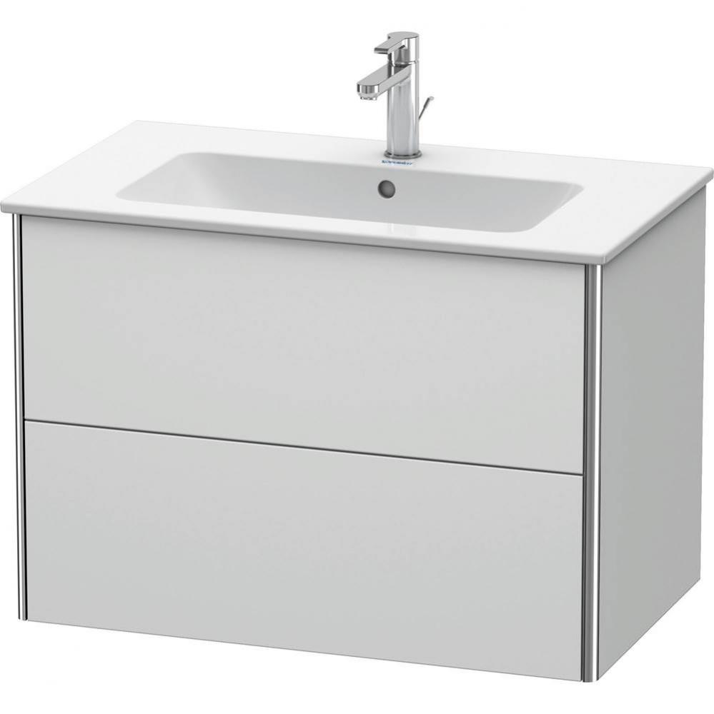 Duravit XSquare Two Drawer Wall-Mount Vanity Unit White