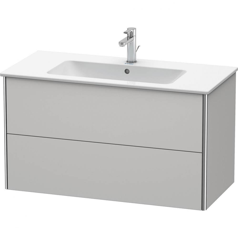 Duravit XSquare Two Drawer Wall-Mount Vanity Unit Nordic White