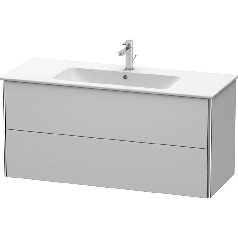 Duravit XSquare Two Drawer Wall-Mount Vanity Unit Nordic White