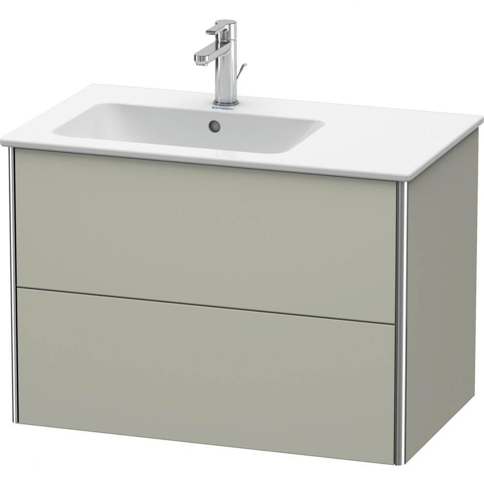 Duravit XSquare Two Drawer Wall-Mount Vanity Unit Taupe