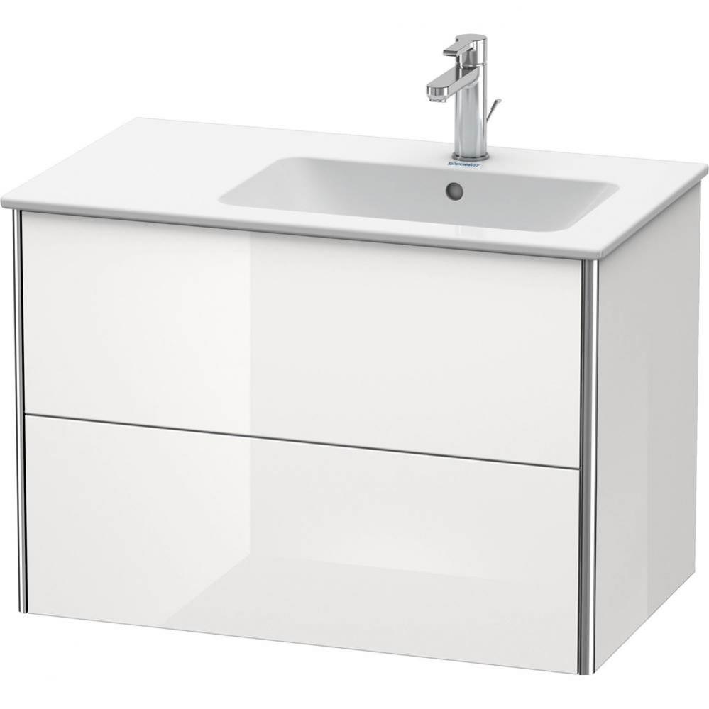 Duravit XSquare Two Drawer Wall-Mount Vanity Unit White