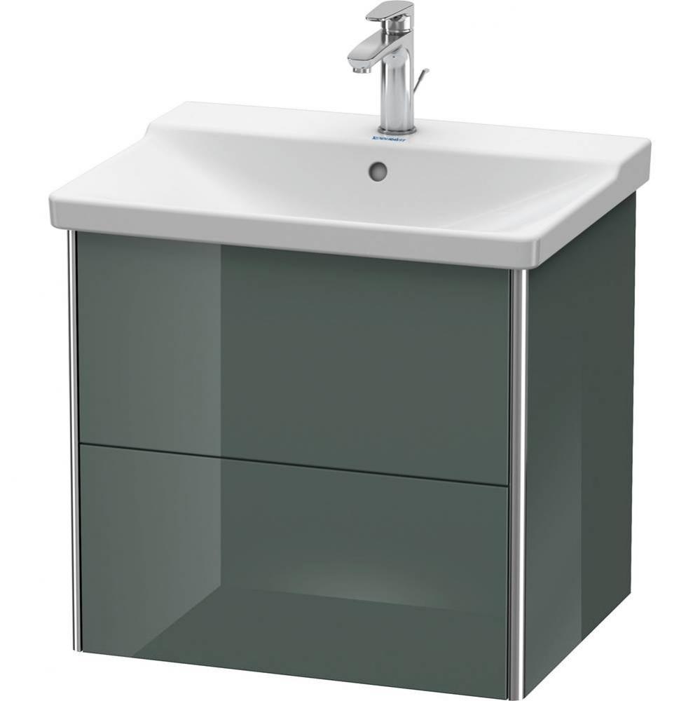 Duravit XSquare Vanity Unit Wall-Mounted  Dolomiti Gray High Gloss