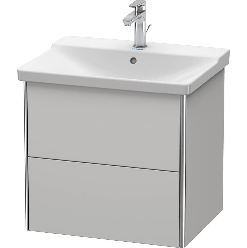 Duravit XSquare Vanity Unit Wall-Mounted  Nordic White Satin Matte