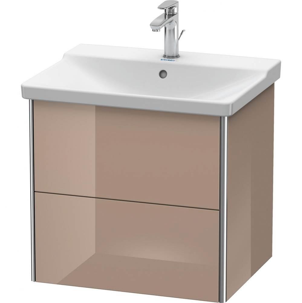 Duravit XSquare Vanity Unit Wall-Mounted  Cappuccino High Gloss