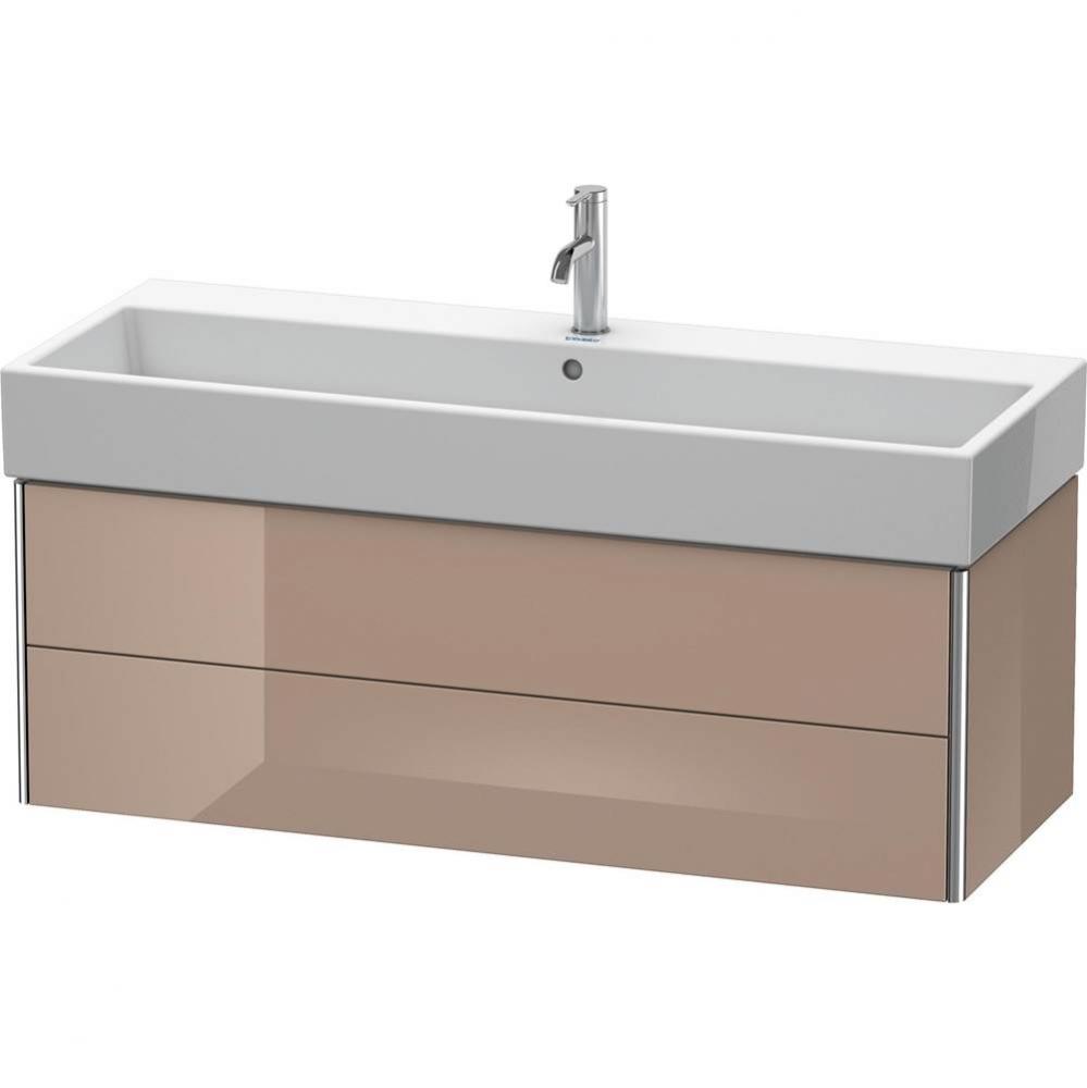 Duravit XSquare Two Drawer Wall-Mount Vanity Unit Cappuccino