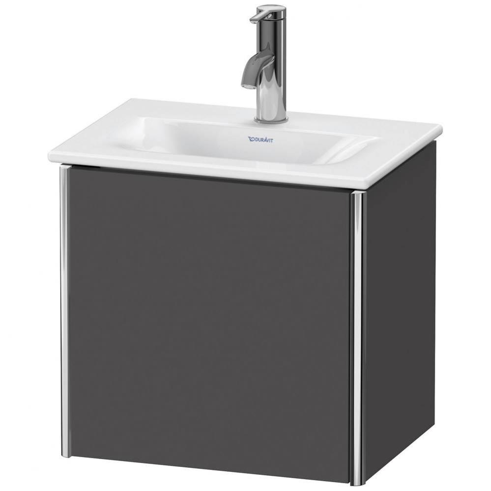 Duravit XSquare One Door Wall-Mount Vanity Unit Graphite