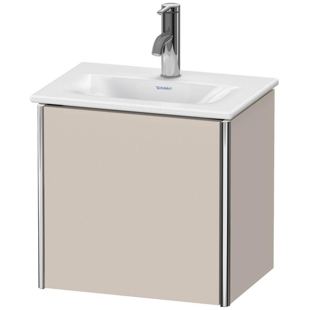 Duravit XSquare One Door Wall-Mount Vanity Unit Taupe