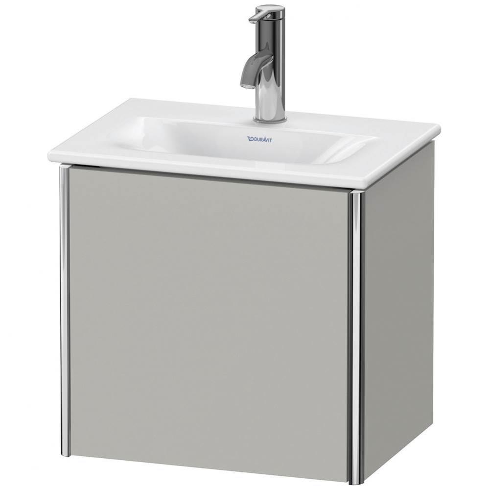 Duravit XSquare One Door Wall-Mount Vanity Unit Concrete Gray