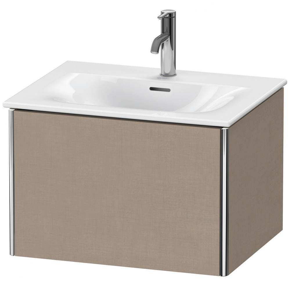 Duravit XSquare One Drawer Wall-Mount Vanity Unit Linen