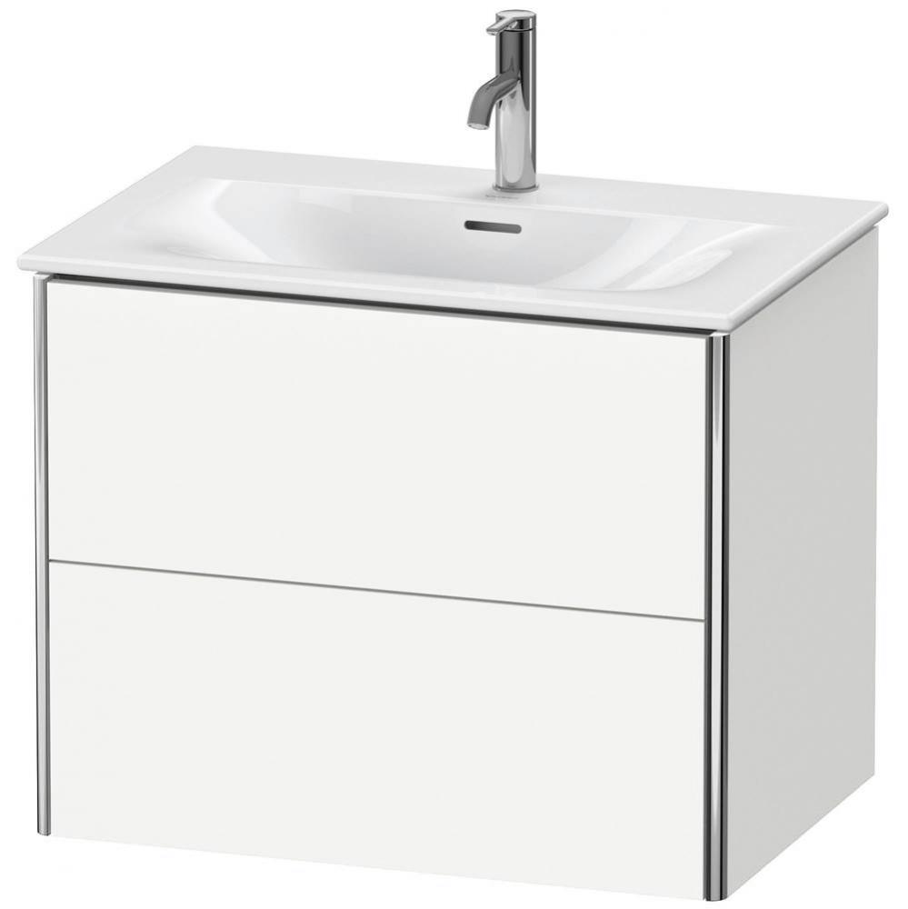 Duravit XSquare Two Drawer Wall-Mount Vanity Unit White