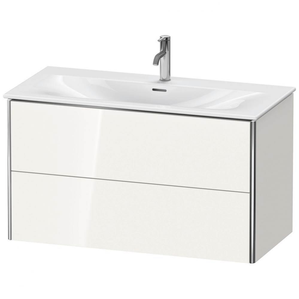 Duravit XSquare Two Drawer Wall-Mount Vanity Unit White