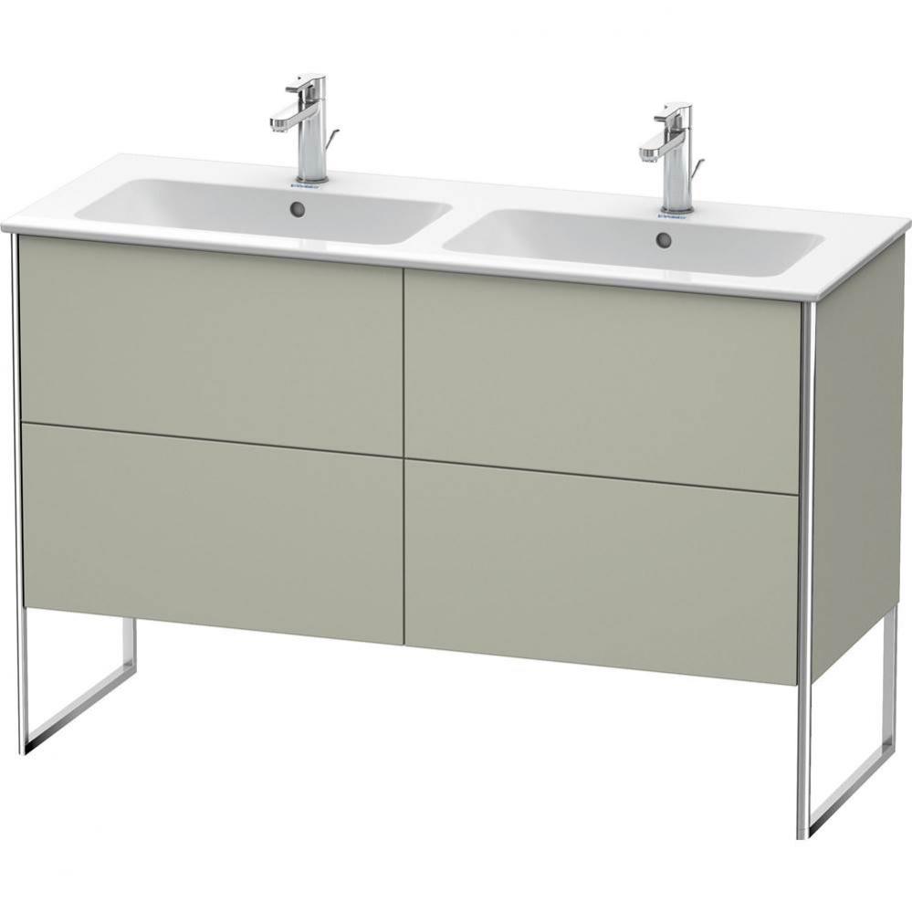 Duravit XSquare Two Drawer Floorstanding Vanity Unit Taupe