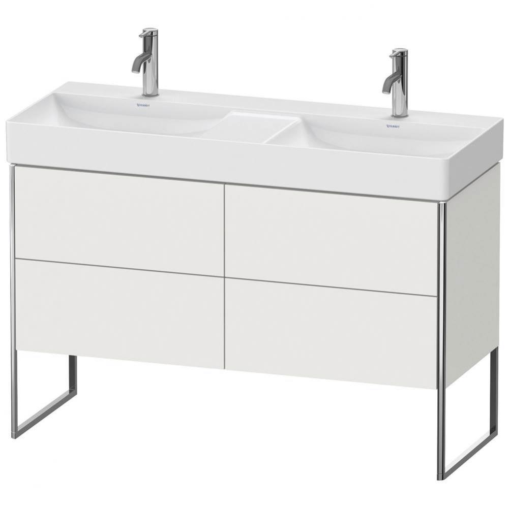 Duravit XSquare Four Drawer Floorstanding Vanity Unit Nordic White