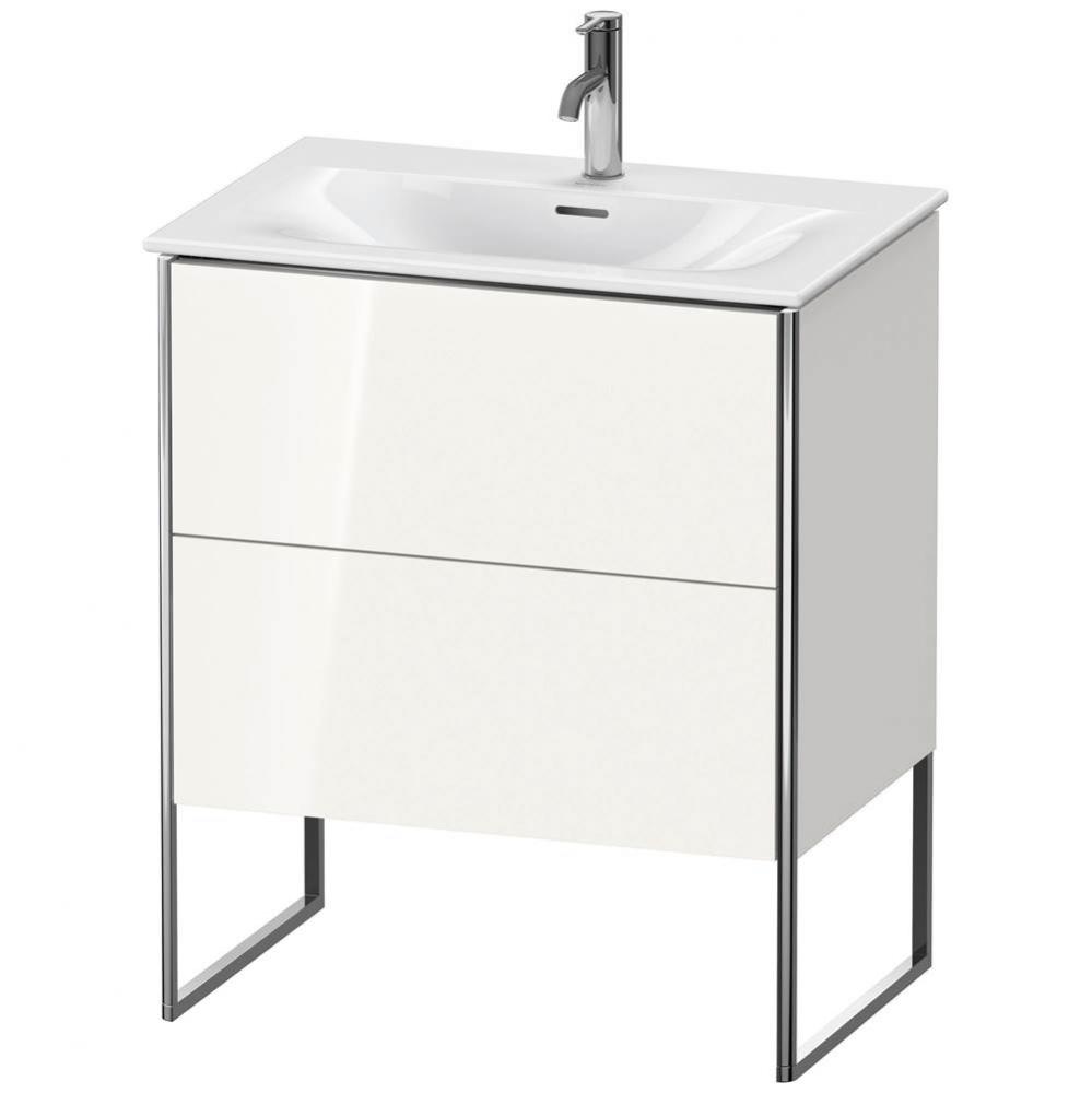 Duravit XSquare Two Drawer Floorstanding Vanity Unit White