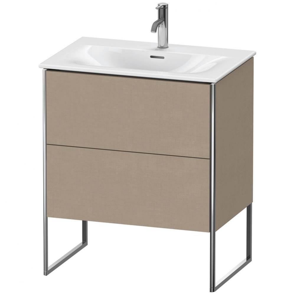 Duravit XSquare Two Drawer Floorstanding Vanity Unit Linen