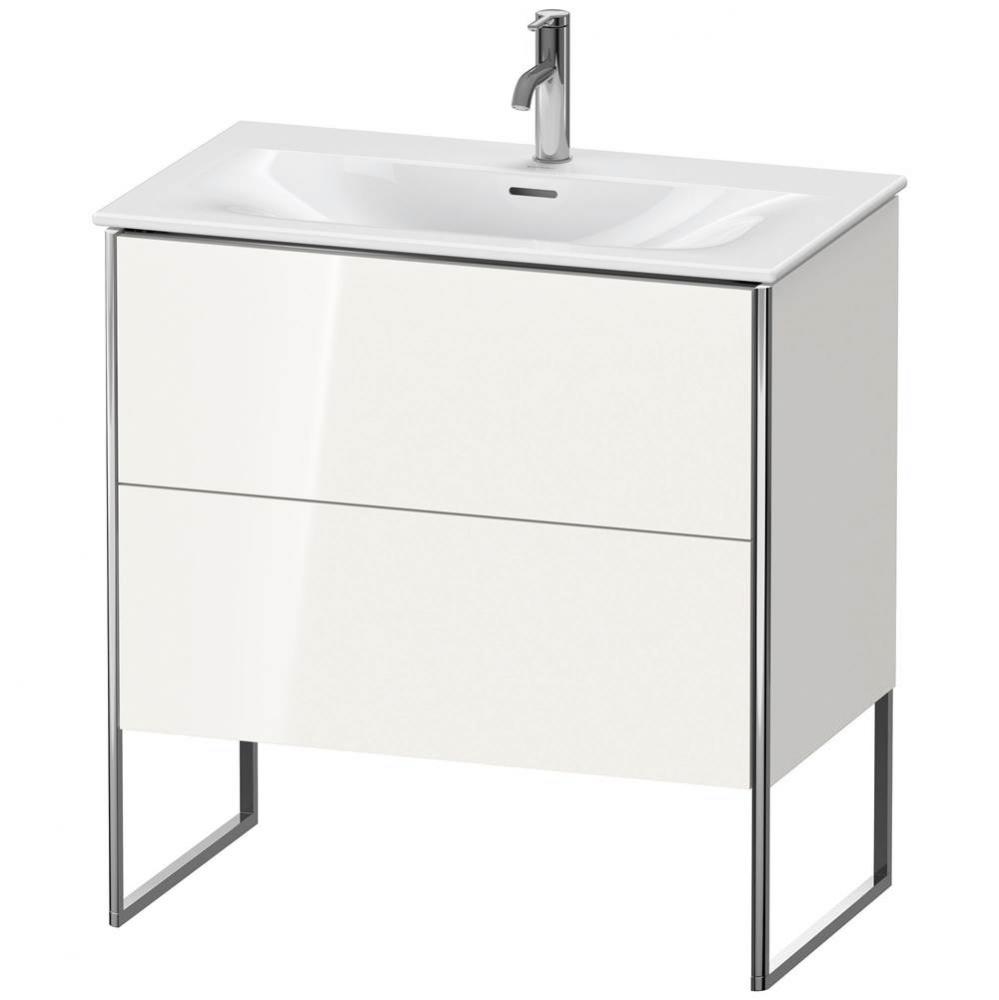 Duravit XSquare Two Drawer Floorstanding Vanity Unit White