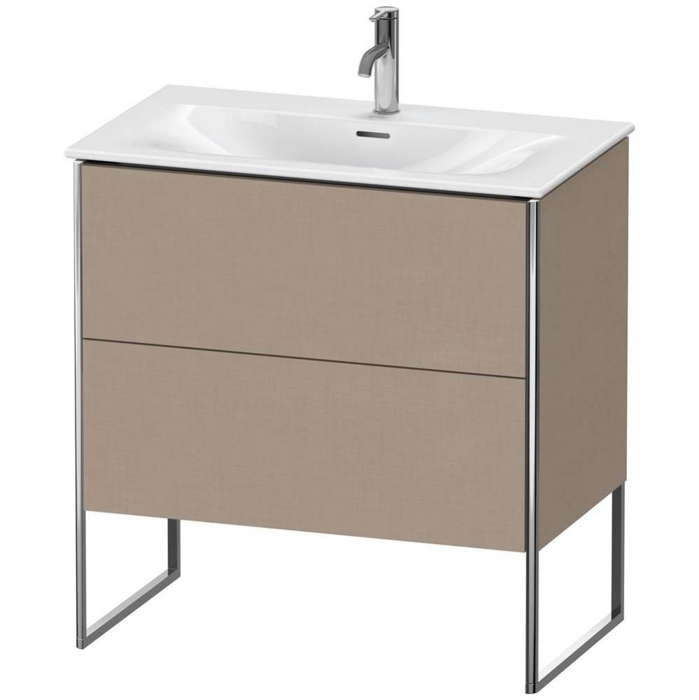 Duravit XSquare Two Drawer Floorstanding Vanity Unit Linen