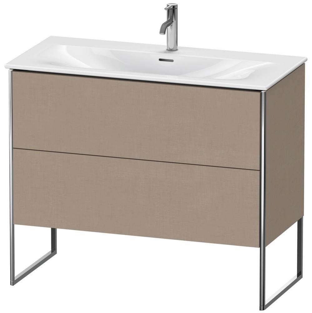 Duravit XSquare Two Drawer Floorstanding Vanity Unit Linen